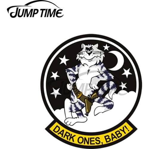 JumpTime 13 x 11.2cm For Tomcat Dark Ones Baby Decal VAN Windshield Laptop Car Stickers Scratch-Proof Anime Car Assessoires