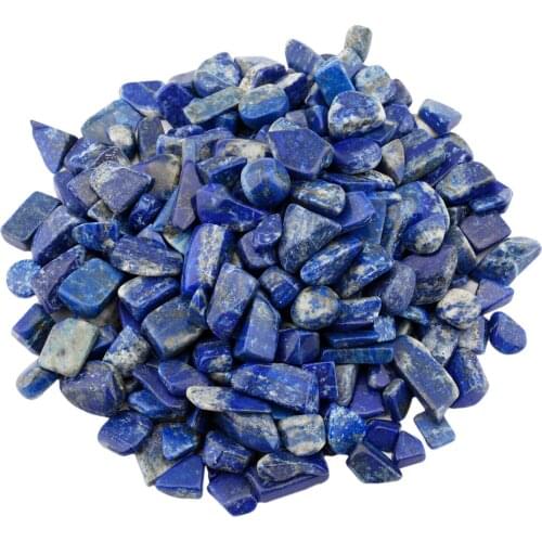 9-15mm 460g Lapis Lazuli Tumbled Stone Chips Crushed Pieces Irregular Stones Beads Jewelry Accessory For Making Decoration