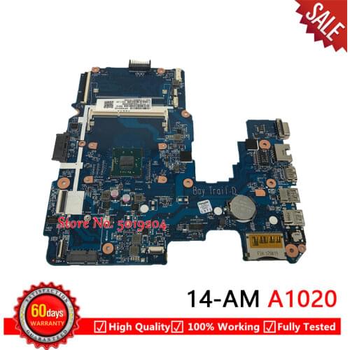 6050A2853301-MB-A02 mainboard for HP 240-G5 14am 14-AM 240 245 G5 Laptop motherboard SR2M8 A1020