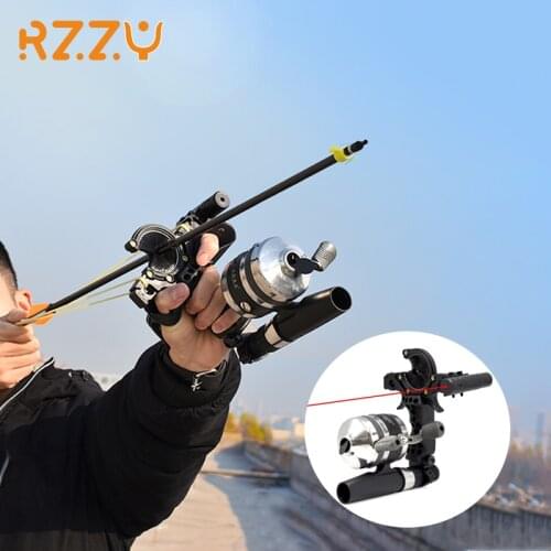 New Shooting Fish Upgrade Hunting Slingshot Multifunction Professional High Precision Catapult with Arrow and Rubber Band