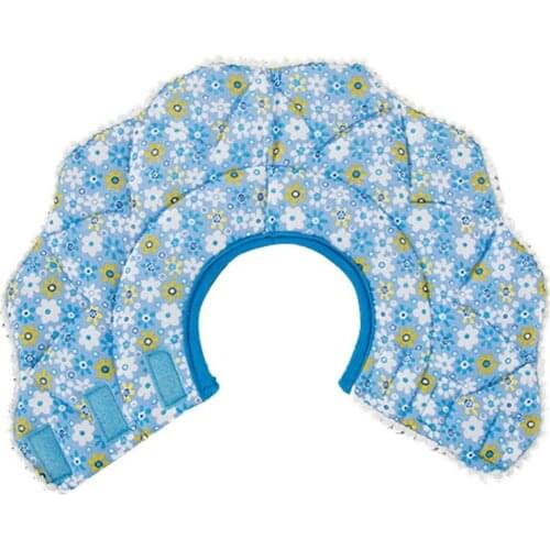 New Nylon Pet Dog Collar Printed Pet Supplies Accessories Blue Pink Color S-L Size