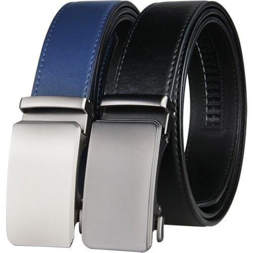 2021 New Fashionable Belt Men Genuine Luxury Leather Belts for Men Strap Male Metal Automatic Buckle 3.5cm Belt