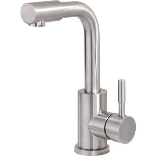 Basin Faucet Stainless steel 304 Right Angle Basin Faucets Mixers Sink Tap Wall Faucet Modern Hot and Cold Water