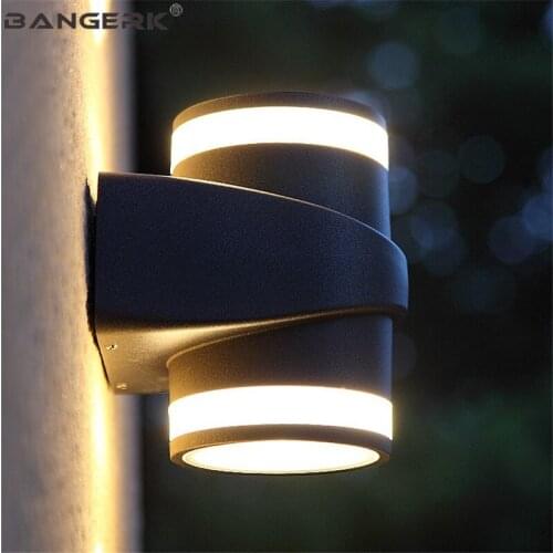 Modern Outdoor Wall Lamp Up Down COB LED Porch Lights IP65 Waterproof Sconce Wall Lamps Garden Balcony Home Aluminum Lighting