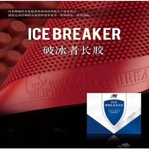 SUNFLEX ICEBREAKER Long pips-out table tennis / pingpong rubber with sponge Rubber Without Sponge (Topsheet OX)