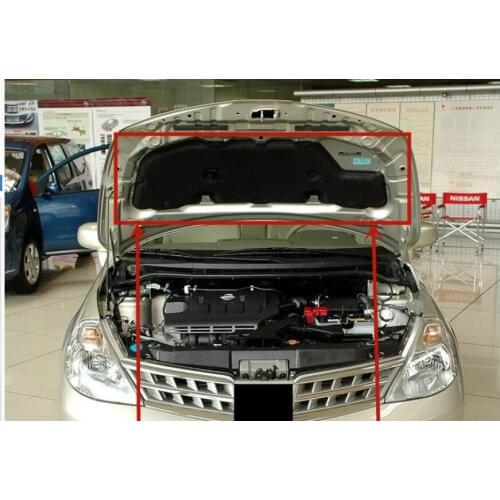 Thermal insulation cotton sound insulation cotton heat insulation pad modified For 2005 2006 2007 2008 Nissan Tiida