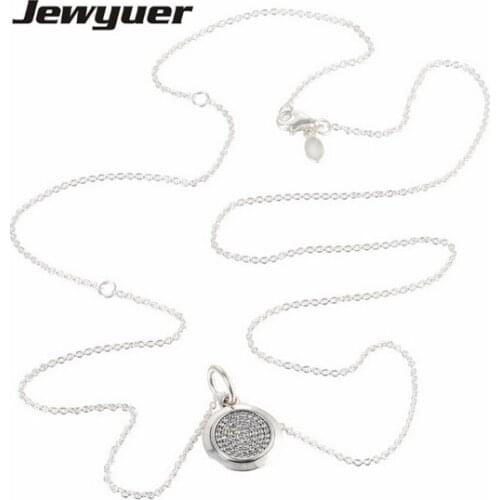 Angel Wing pendant Necklaces for Women 925 Sterling Silver link chain Necklace Women Fine Jewelry Jewyuer NC013