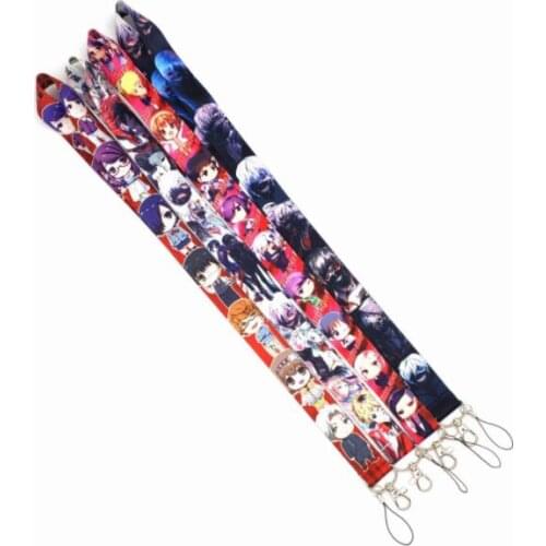 10 pcs Japanese anime Lanyard Key Lanyard Neck Straps Keyrchains K20
