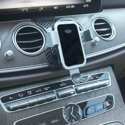 Car Phone Holder For Mercedes-Benz E Class 2017 W213 Air Vent Mount Wireless Charge Stand For Mercedes-Benz E Class 2018 2019
