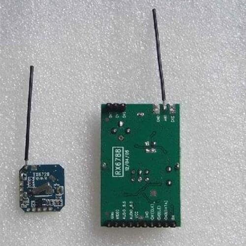 DYKB 600M 2.4G Wireless Image Video AV Transmitter Stereo Module / AV Receiver Module for VCD DVD DVB Security speaker