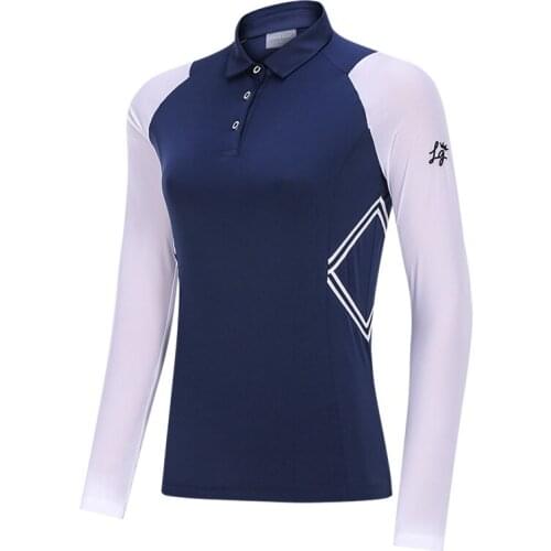 Chivalric Store LOVE GOLF LG17006Blue ladies golf sports and leisure T-shirt breathable quick-drying golf t-shirt free shipping