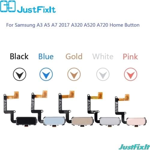 For Samsung Galaxy A3 A5 A7 2017 A320 A520 A720 A320F A520F A720F Touch ID Fingerprint Sensor Flex Home Menu Button Flex Cable
