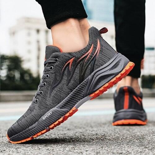 Men Running shoes Reflective Comfortable sports shoes Fitness Gym Breathable Summer Climbing Walking Jogging Outdoor
