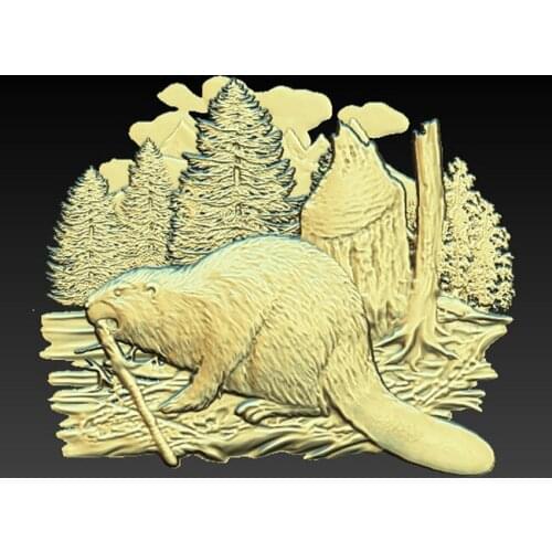 New 3d Model Field Mouse STL Model for CNC Router 3D Printer Artcam Aspire Bas Relief