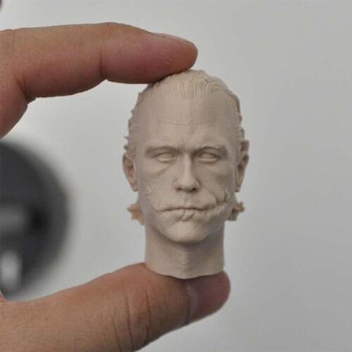 Blank Hot 1/6 Scale The Robber Joker Heath Ledge Head Sculpt Unpainted Fit 12" Figure