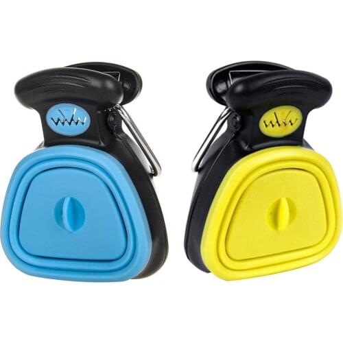 Dog Pet Travel Foldable Pooper Scooper With 1 Roll Decomposable Bags Poop Scoop Clean Pick Up Excreta Cleaner Pet Toilet Picker