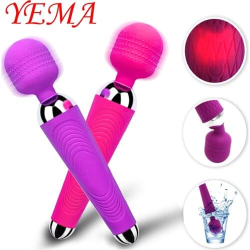 YEMA Clitoris Stimulator Vibrator Sex Toys for Woman Av Magic Wand Toys for Adult Women Vibrators Personal Massager