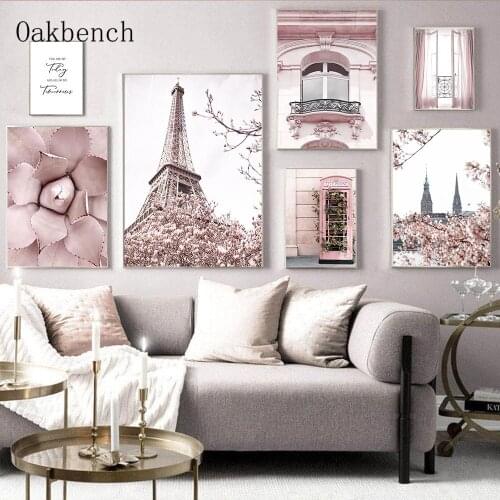 Succulent Plants Art Print Tower Canvas Painting Flower Tree Wall Art Posters Scandinavian Wall Pictures For Living Room Decor