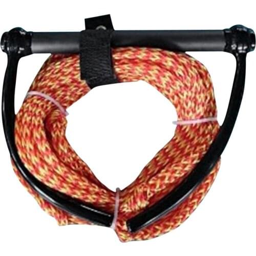 Black Handle Boating Accessories Water Ski Rope For Kneeboard Wakeboard Waterski Watersports Rope Floating Handle Random Color