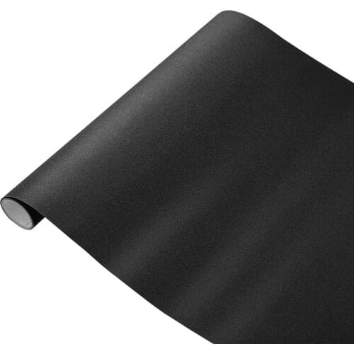 Garneck Room Darkening Blackout Window Film Self-adhesive Privacy Protection Window Tint Stickers (Black)