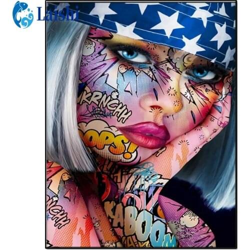 Diamond Embroidery Doodle woman Cross Stitch mosaic full drill Diamond Painting Kits Mosaic Sale Rhinestones Art Handwork Gift