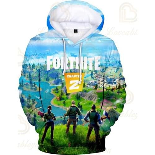 Battle Royale 3 To 14 Years Kids Hoodies 3D Fortnite Game Sweatshirt Boys Girls Harajuku Cartoon Jacket Tops Teen Clothes