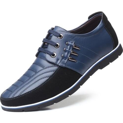 Men Casual Formal Shoes Men Lace Up Quality Shoes Breathable Men Shoes For Business 37-48 H222