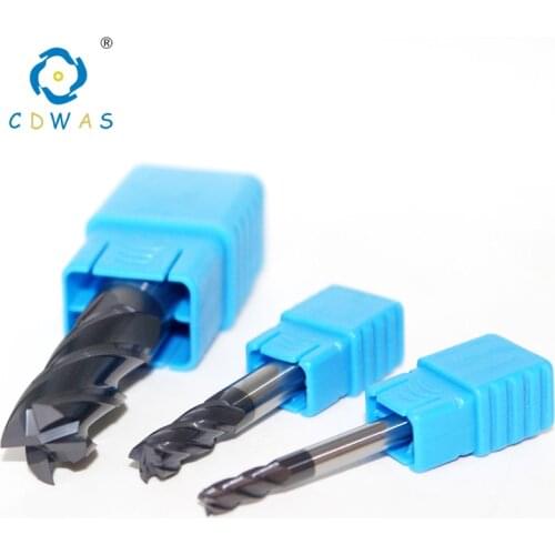 Milling Cutter 4 Flute HRC50 1mm-12mm 2mm 3mm 4mm 5mm 6mm 8mm 10mm Endmill Tungsten Steel Carbide Face mill Cnc Machine Cutting