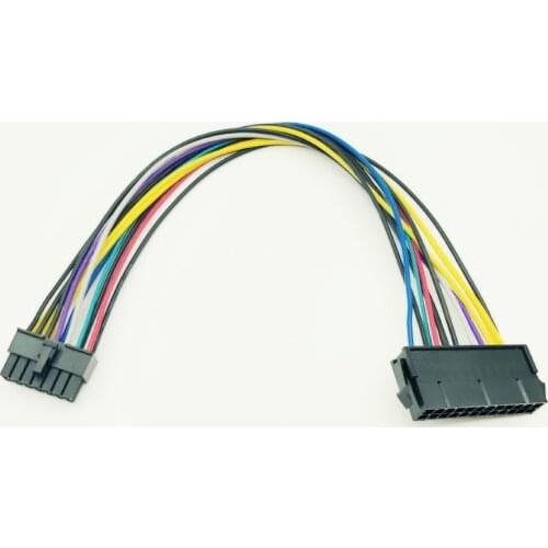 ATX 24Pin to 14Pin 24p to 14P Converter Power Lead Cable Cord 18AWG Wire for Lenovo Q77 B75 A75 Q75 Motherboard 30cm Power Cable