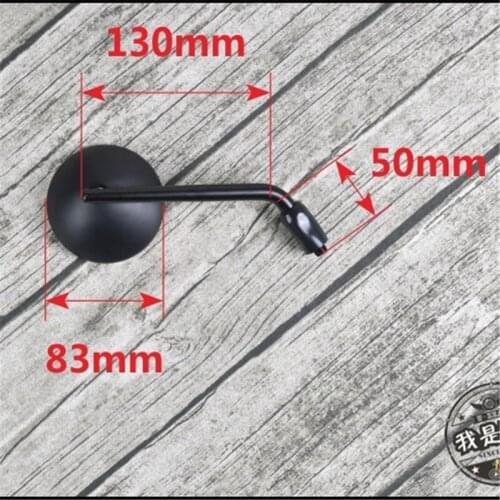 Round top quality motorcycle rear-view mirror motorbike rearview mirror for kawasaki honda suzuki benelli yamaha harley mirrors