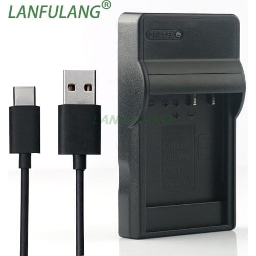 DMW-BLH7E USB Battery Charger for Panasonic Camera DMW-BLH7 DMW-BLH7PP DMW-BLH7GK DMC-GM1 DMC-GM5 DMC-GF7