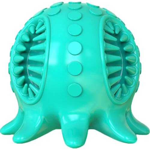 Dog Molar Toothbrush Toy Chewing Clean Teeth Elasticity Soft Sounding Octopus Cleaner Pet Cleaning Toy Supplies Dog Toy