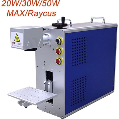 Fiber laser engraver marking machine 20W 30W 50W Super-laser Max Raycus metal laser engraver suitable for stainless steel