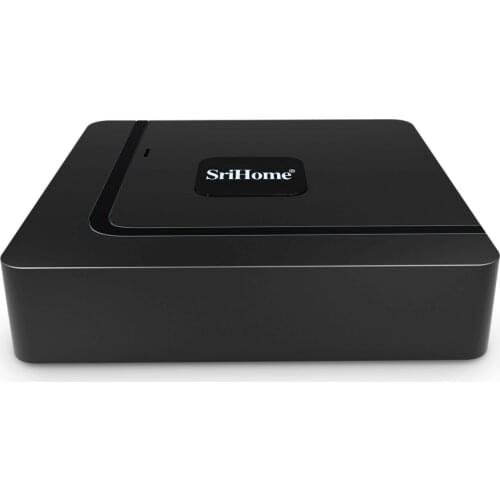 Srihome NVS003 4K UHD POE NVR 16CH 5MP H.265 Network Video Recorder Onvif Security Surveillance 8T HDD CCTV Wifi IP Cam System