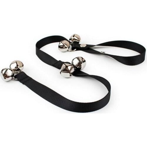 Rope selling pet dog training door bell pet supplies indoor training conveys alarm rattle pet cat stainless steel doorbell