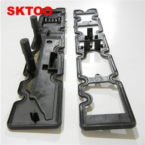 SKTOO Engine Air Intake and Exhaust Valve Chamber Cover Gasket Seals for Peugeot 307 308 408 for Citroen C5 Sega Triumph 2.0