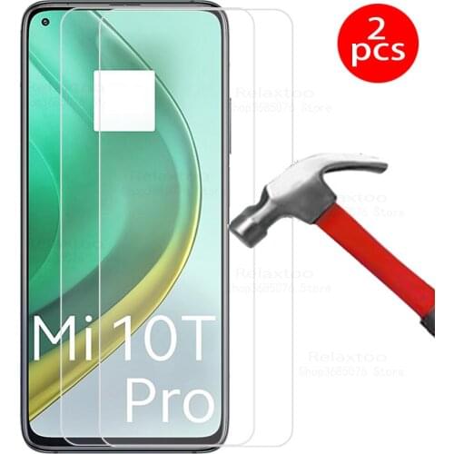 For Xiaomi Mi 10T Pro Tempered Glass For Xiaomi Mi 10T 10 T Pro Screen Protector Phone Glass Mi 10T 5G HD Glass Full Cover