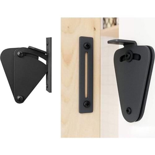 Sliding Barn Door Latch Lock Work for Pocket Doors Garage and Shed Wood Gates