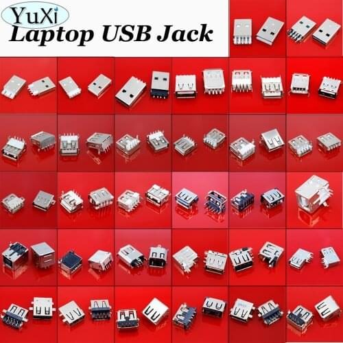 YuXi 32models 96pcs USB Socket 2.0 & 3.0 USB Jack Connector Port For Laptop for Lenovo for Samsung for Sony
