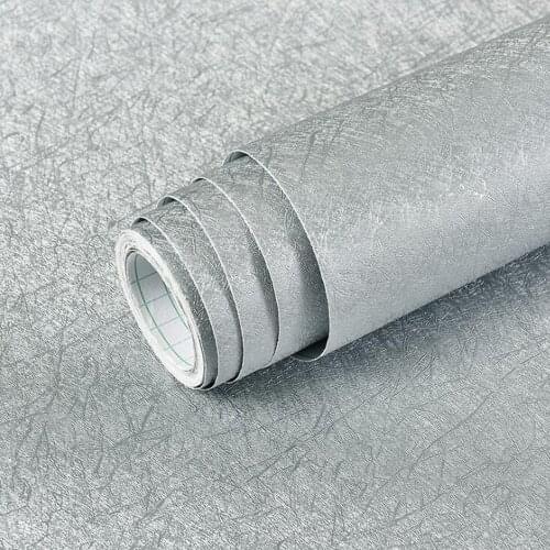 3D Stereoscopic Relief Silk 6m² one roll Wallpaper For Living Room Bedroom Ceiling Luxury Silver Glitter Wallpaper Wall Covering