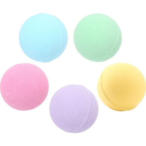 5Pcs 20g Bubble Bath Bombs Gift Set Sea Salt Fragrance Moisturizing Exfoliating Relieve Stress Fizzies Shower SPA Kit
