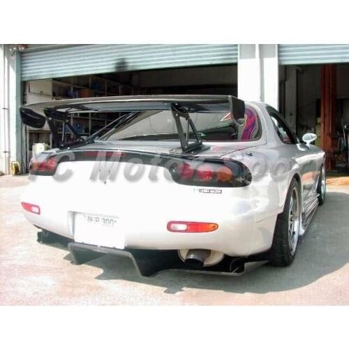 Car Accessories FRP Fiber Glass RE Pro Style Rear Diffuser with Blade 5pcs Fit For 1992-1997 RX7 FD3S Rear Diffuser Kit