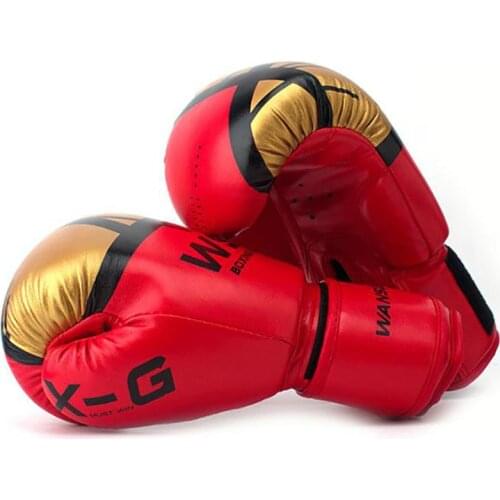 MMA Sanda PU Boxing Gloves For Adults and Kids Karate Muay Thai Boxing Training Gloves