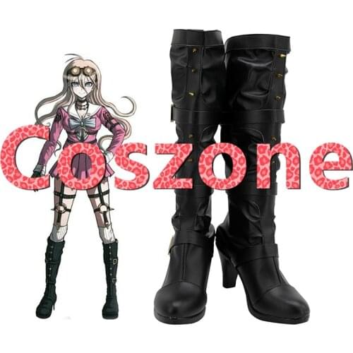 V3 Killing Harmony Iruma Miu Rabbit Cosplay Shoes Boots Halloween Carnival Party Cosplay Costume Accessories
