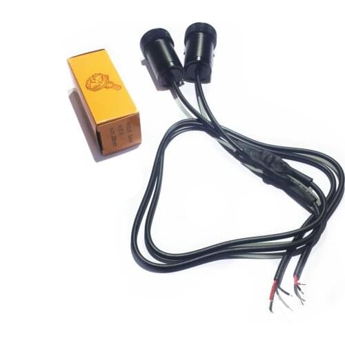 JXF Car Lights Signal Decorative Lamp Accessories Door Welcome LED for Matiz Nubira Envoy Canyon Sierra Yukon Safari Savana