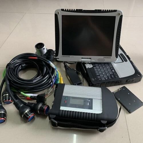 Mb Star C4 sd connect With SSD Software 2021.06v X/DAS/DTS in CF19 Laptop Full Star Diagnosis C4 Tools For MB Cars Trucks