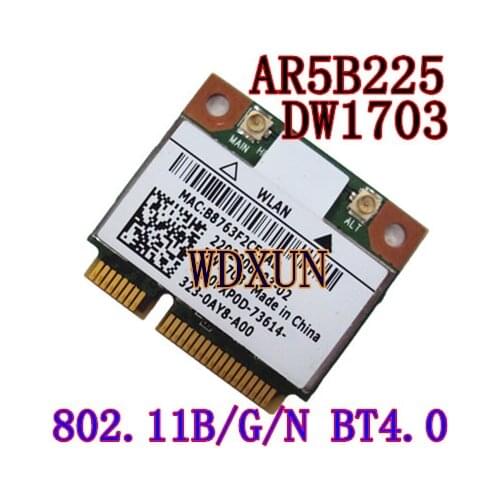 Mini Pci-e AR5B225 Wifi Wireless Network Lan Card Fit For Dell DW1703 Vostro 470 2420 2710 V1440 1450 1540 1550 DW1703 AR5B225