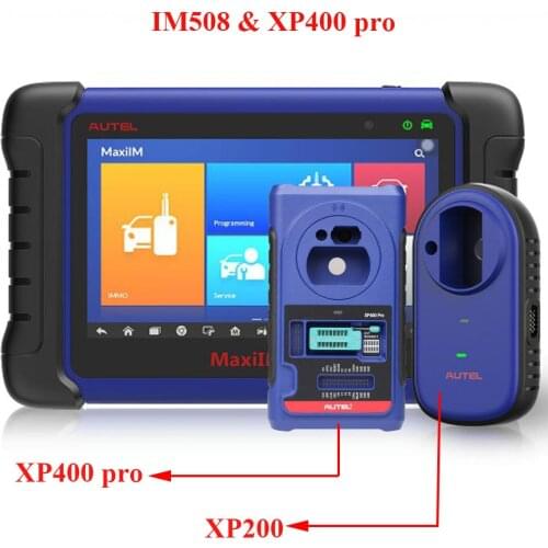 Original Autel MaxiIM IM508 Advanced IMMO & Key Programming Tool Plus XP400 Pro Key and Chip Programmer