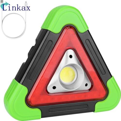 Solar Handheld Portable Lantern Tent Light USB Rechargeable COB LED Flashlight Solar 5 modes Emergency Work inspection lamp