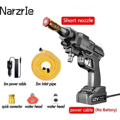 Wired High Pressure Car Washer Gun 156W 12V Handheld Auto Spray Powerful Car Washer Wash Machine Water Jet